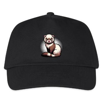 ferret ferret holder ferret owner - Kids’ Baseball Cap - black - Front