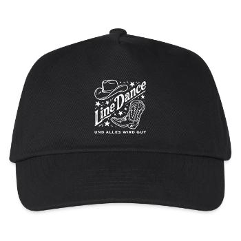 Line Dance Cowboy Flair - Kinder Basecap - Schwarz - Vorne