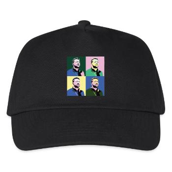 Selenskyj Pop-Art - Kinder Basecap - Schwarz - Vorne