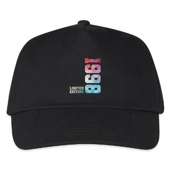 28. Geburtstag Limited Edition 1998 Jahrgang 1998 - Kinder Basecap - Schwarz - Vorne