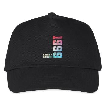 27. Geburtstag Limited Edition 1999 Jahrgang 1999 - Kinder Basecap - Schwarz - Vorne
