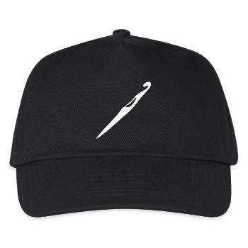 Crochet Crochet Hook Gift - Kids’ Baseball Cap - black - Front