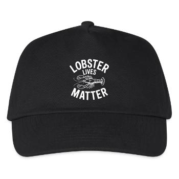 Lobster Lives Matter - Kids’ Baseball Cap - black - Front