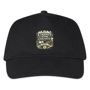 Curiosity Beats Certainty - Kids’ Baseball Cap - black - Front