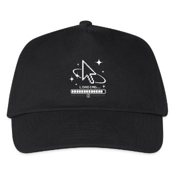 Y2K Cursor & Loading Bar – Retro 2000s Tech Look - Kids’ Baseball Cap - black - Front