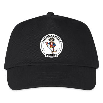 Gardetanz Erdmännchen Punkte Shirt - Kinder Basecap - Schwarz - Vorne