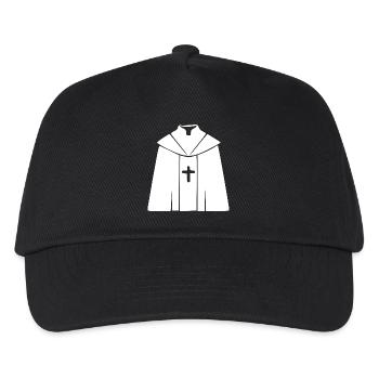 Priester Pfarrer Theologie Geschenk Christentum  - Kinder Basecap - Schwarz - Vorne