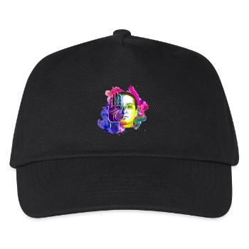 DAGEGEN - Kinder Basecap - Schwarz - Vorne