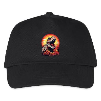 Tyrannosaurus - Kinder Basecap - Schwarz - Vorne
