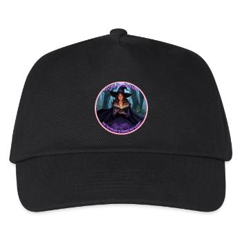 Reading witch - Kids’ Baseball Cap - black - Front