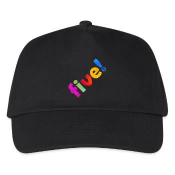 CINQ 5 ANS 5E ANNIVERSAIRE - Casquette de baseball Enfant - noir - Devant