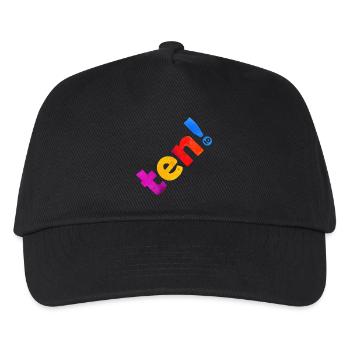 ZEHN 10 JAHRE 10. GEBURTSTAG - Kinder Basecap - Schwarz - Vorne