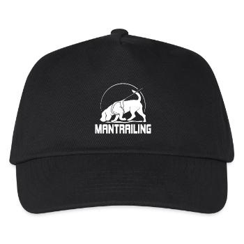 MANTRAILING Hundesport Suchhunde Hunde Hund - Kinder Basecap - Schwarz - Vorne