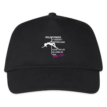 Dicton silhouette de pole dance - Casquette de baseball Enfant - noir - Devant