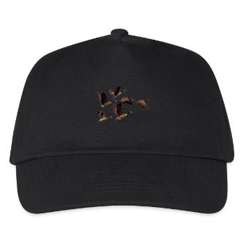 Wild geese - Kids’ Baseball Cap - black - Front