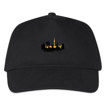 Dortmund Skyline - Kinder Basecap - Schwarz - Vorne