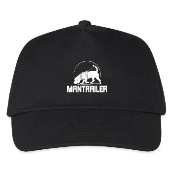 MANTRAILER Hundesport Suchhunde Hunde Hund - Kinder Basecap - Schwarz - Vorne