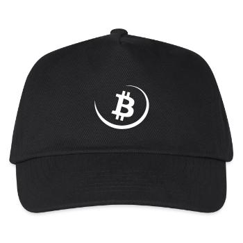 Bitcoin to the moon - Kids’ Baseball Cap - black - Front