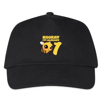 Abeille Anniversaire Abeille - Hourra j’ai déjà 1 an - Casquette de baseball Enfant - noir - Devant
