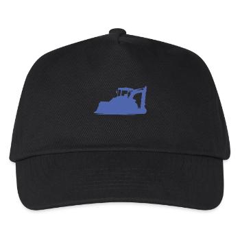 Opérateur d’excavatrice et d’équipement de construction Silhouette – - Casquette de baseball Enfant - noir - Devant