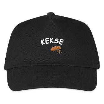 Kekse - Kinder Basecap - Schwarz - Vorne