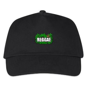Reggae Lion - Kinder Basecap - Schwarz - Vorne