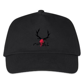 rock mi - Kinder Basecap - Schwarz - Vorne