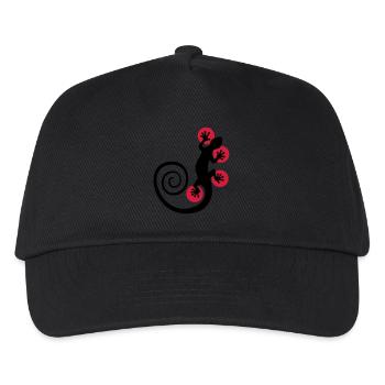 HOT SPOT GECKO - Kids’ Baseball Cap - black - Front