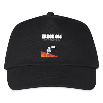 404 astronaute - Casquette de baseball Enfant - noir - Devant