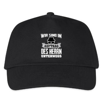 Im Auftrag des Herrn - Kinder Basecap - Schwarz - Vorne