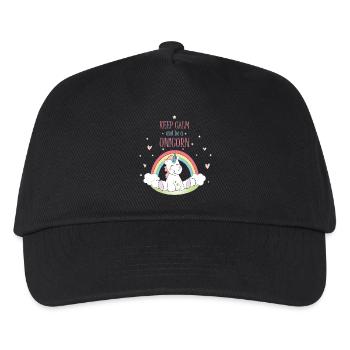 Unicorn - Kids’ Baseball Cap - black - Front