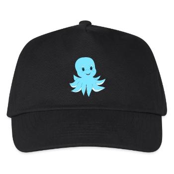 Baby Tintenfisch - Kinder Basecap - Schwarz - Vorne