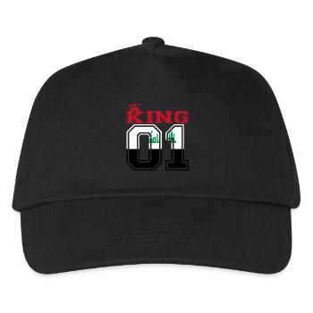 land partner king 01 prince Irak - Kinder Basecap - Schwarz - Vorne