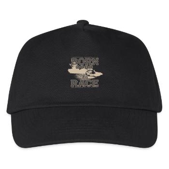 born to race racer racing autotuning 2008 - Kids’ Baseball Cap - black - Front
