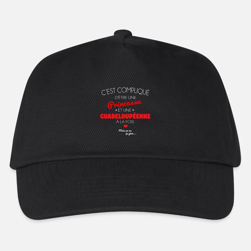 guadeloupe enne - Casquette de baseball Enfant - noir