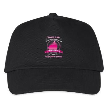 Geschenk Perfekte Mischung aus Prinzessin Vanessa - Kinder Basecap - Schwarz - Vorne