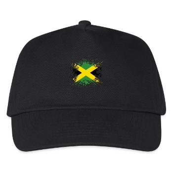 home country roots roots love Jamaica png - Kids’ Baseball Cap - black - Front