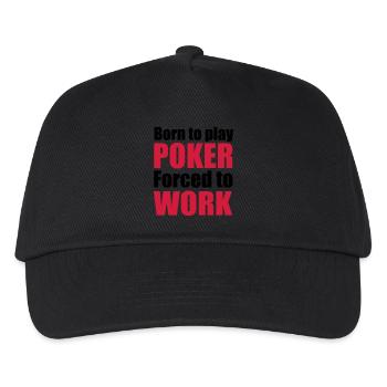 2541614 12494810 poker - Kinder Basecap - Schwarz - Vorne