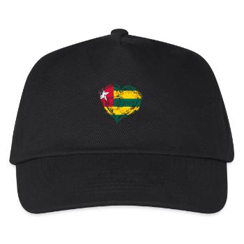 HOME ROOTS COUNTRY POISON LOVE Togo - Kids’ Baseball Cap - black - Front
