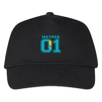 MOTHER MAMA 01 MOTHER QUEEN Kazakhstan - Kids’ Baseball Cap - black - Front