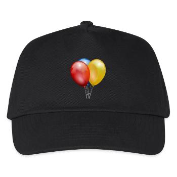 Ballons - Kinder Basecap - Schwarz - Vorne