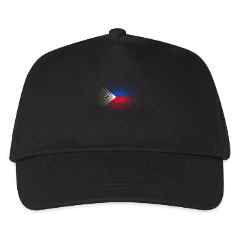 Heimatliebe heimat sonne schein flagge stolz Phili - Kinder Basecap - Schwarz - Vorne