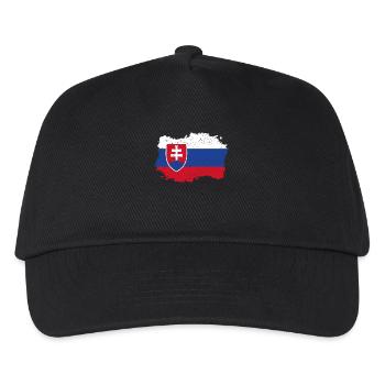 Roots roots flag homeland country Slovakia png - Kids’ Baseball Cap - black - Front