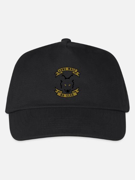 Lone Wolf - Kein Verein - Kinder Basecap - Schwarz