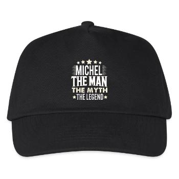 Michel - Kids’ Baseball Cap - black - Front