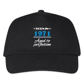 Born in 1971 Aged to perfection - Kinder Basecap - Schwarz - Vorne