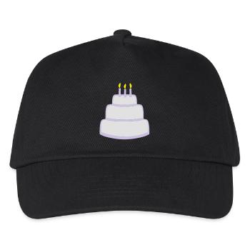 Birthday Cake - Kids’ Baseball Cap - black - Front