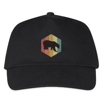 Bear brown bear bear polar bear polar bear gift - Kids’ Baseball Cap - black - Front