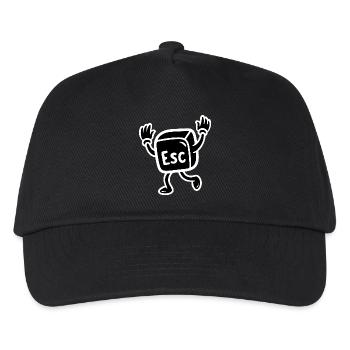 Échapper à nerd - Casquette de baseball Enfant - noir - Devant