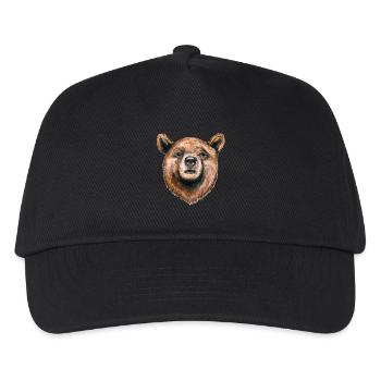 bear - Kids’ Baseball Cap - black - Front